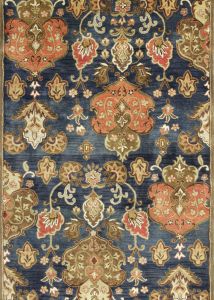 Syriana 6020 Navy Tapestry Area Rug