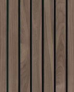 Acoustic Macro Wood Slat Wall Panel Tawny