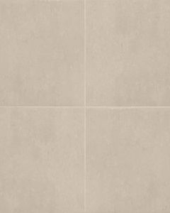 Thaddeus Almond Matte Glazed Porcelain 32"x32" Field Tile