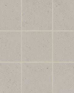 Thaddeus Pearl Matte Glazed Porcelain 4"x4" Mosaic Tile