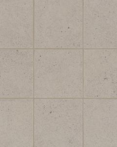 Thaddeus Taupe Matte Glazed Porcelain 4"x4" Mosaic Tile