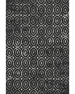 The Reserve TR12 Black Area Rug
