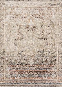 Theia THE-05 Taupe/Brick Area Rug