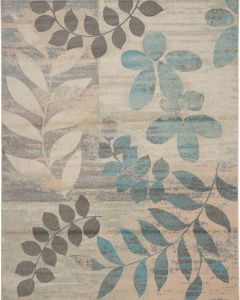 Tranquil TRA01 Ivory/Light Blue Area Rug