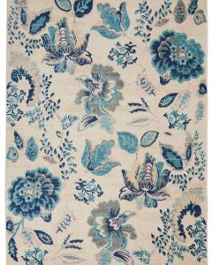 Tranquil TRA02 Ivory/Light Blue Area Rug