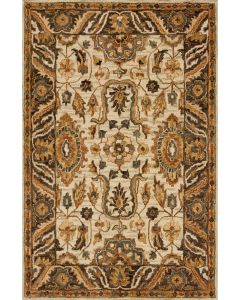 Victoria VK-02 Ivory/Dk Taupe Area Rug