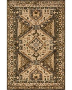Victoria VK-07 Walnut/Beige Area Rug