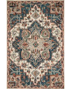 Victoria VK-16 Blue/Red Area Rug