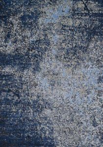 Viera VR-07 Grey/Navy Area Rug