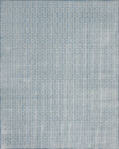 Washable Charm WCH02 Blue Ivory Area Rug