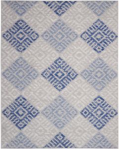 Whimsicle WHS18 Grey Blue Area Rug