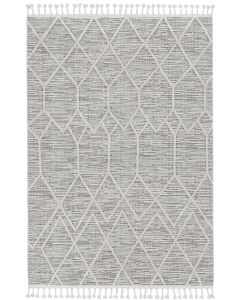 Willow 1102 Ivory Grey Honeycomb Area Rug