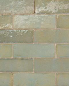 Zagora Vert Gris Glossy Glazed Ceramic 2"x6" Field Tile