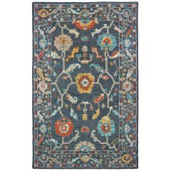 Zahra 75501 Blue/Gold Area Rug