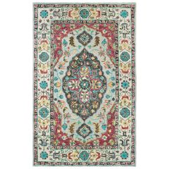 Zahra 75504 Grey/Pink Area Rug