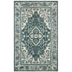 Zahra 75506 Grey/Blue Area Rug