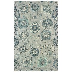 Zahra 75508 Grey/Blue Area Rug
