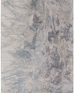 Zarah 8918F Gray/Tan/Blue Area Rug