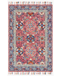Zharah ZR-03 Rose/Denim Area Rug