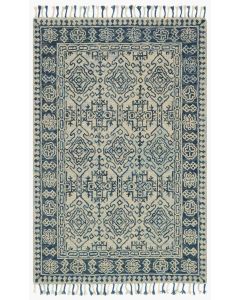 Zharah ZR-09 Mist/Blue Area Rug