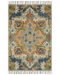 Zharah ZR-11 Blue/Multi Area Rug