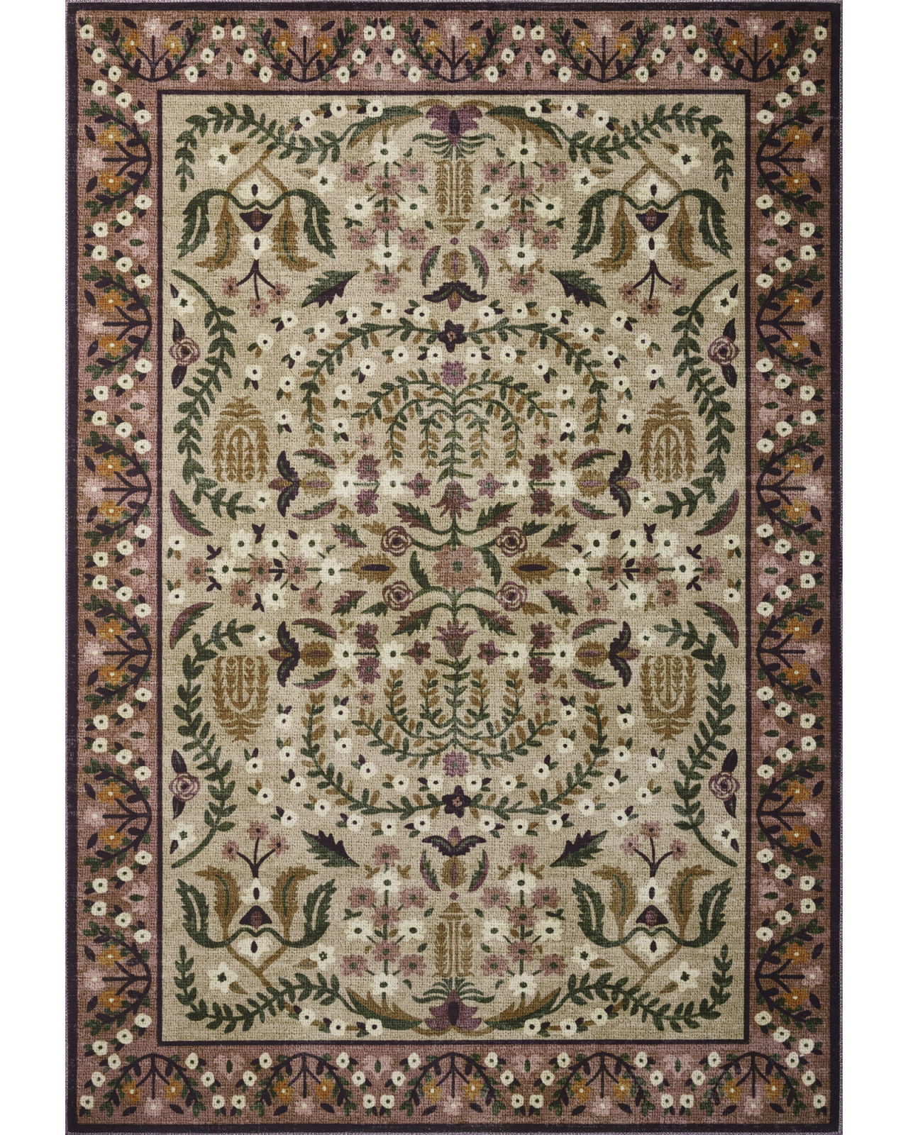 Loloi Canopy CNP-03 Aubergine 2x3 Area Rug | Carpet Exchange
