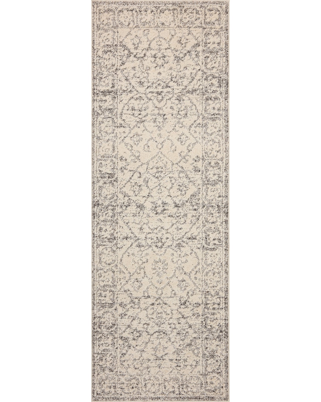 Loloi Gigi GIG-02 Ivory/Stone Area Rug | Carpet Exchange