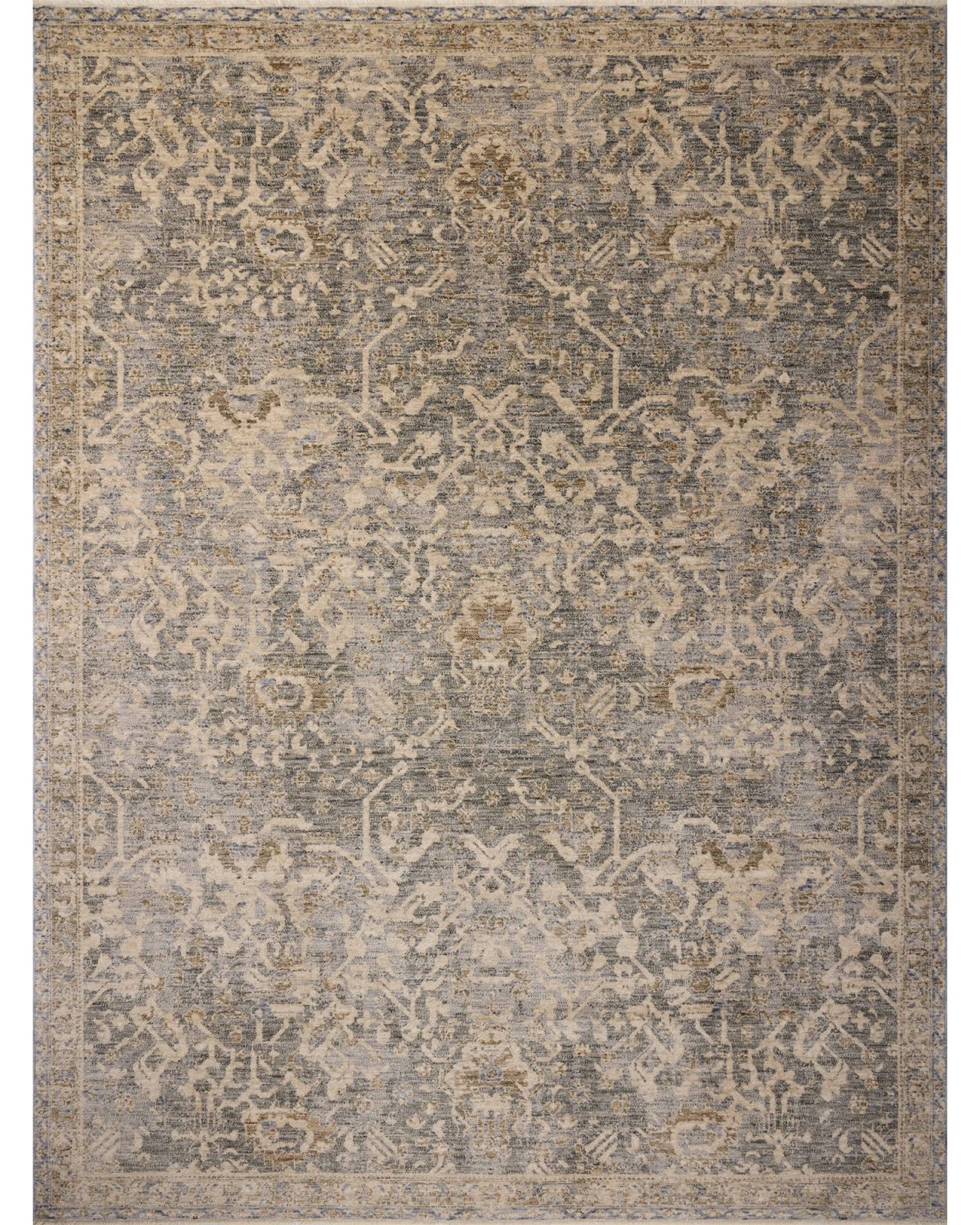 Loloi Junie JUE-01 Blue/Natural Area Rug | Carpet Exchange