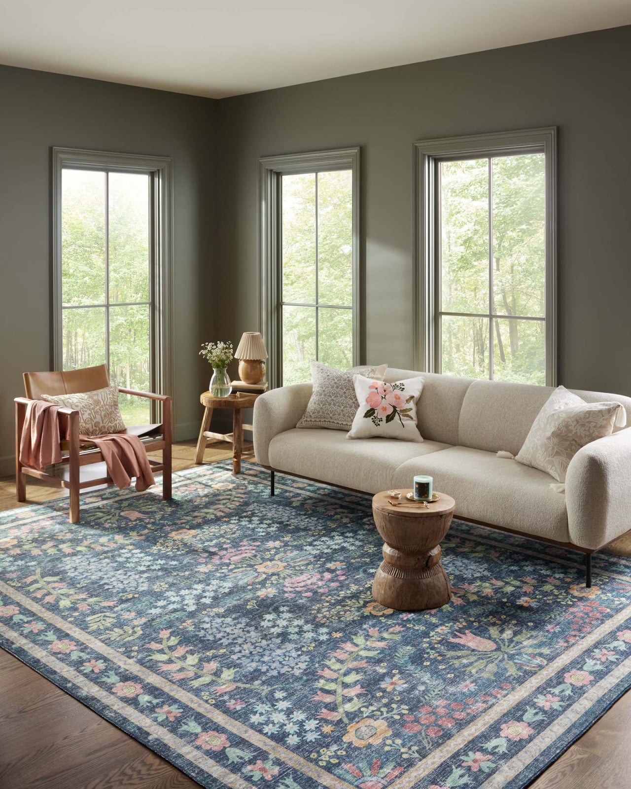 Loloi Maison MAO-06 Blue/Multi Area Rug | Carpet Exchange