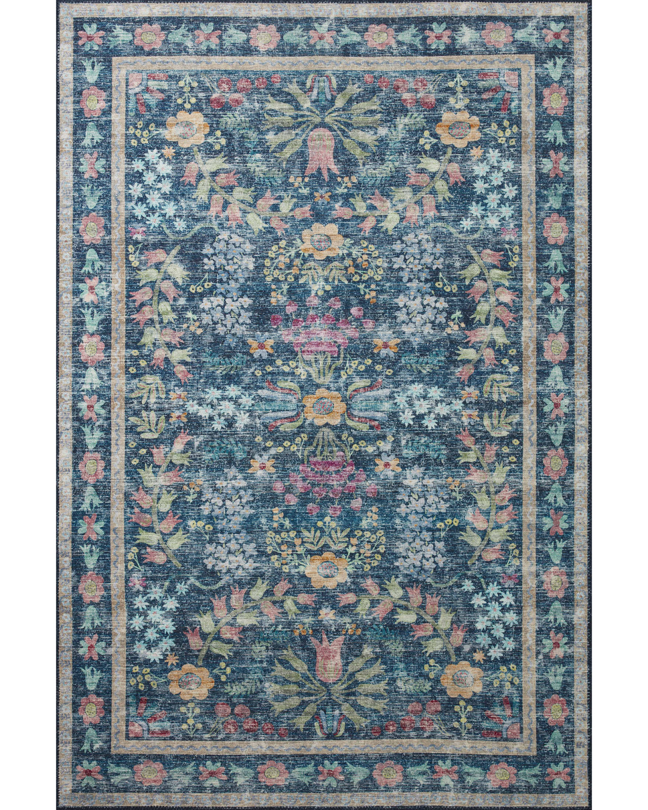 Loloi Maison MAO-06 Blue/Multi Area Rug | Carpet Exchange