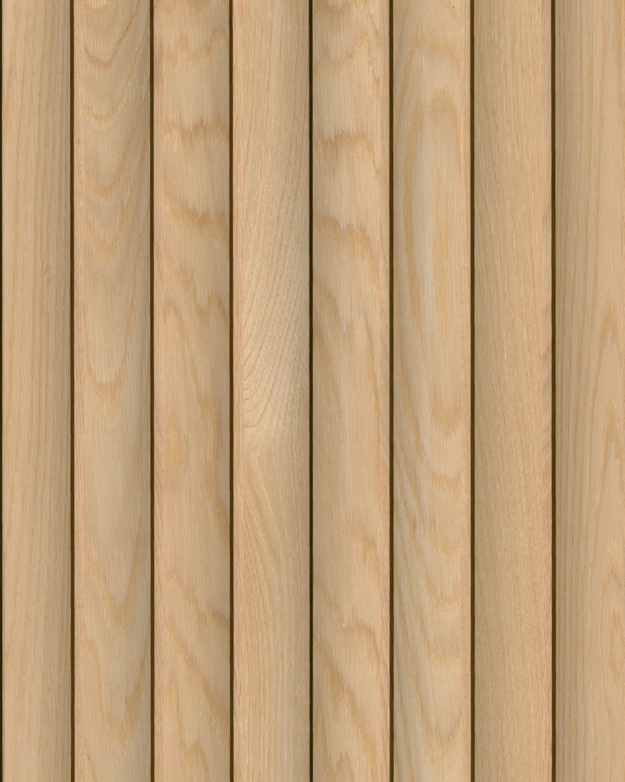 MSI Acoustic Reeded Wood Wall Panel Tawny | Carpet Exchange
