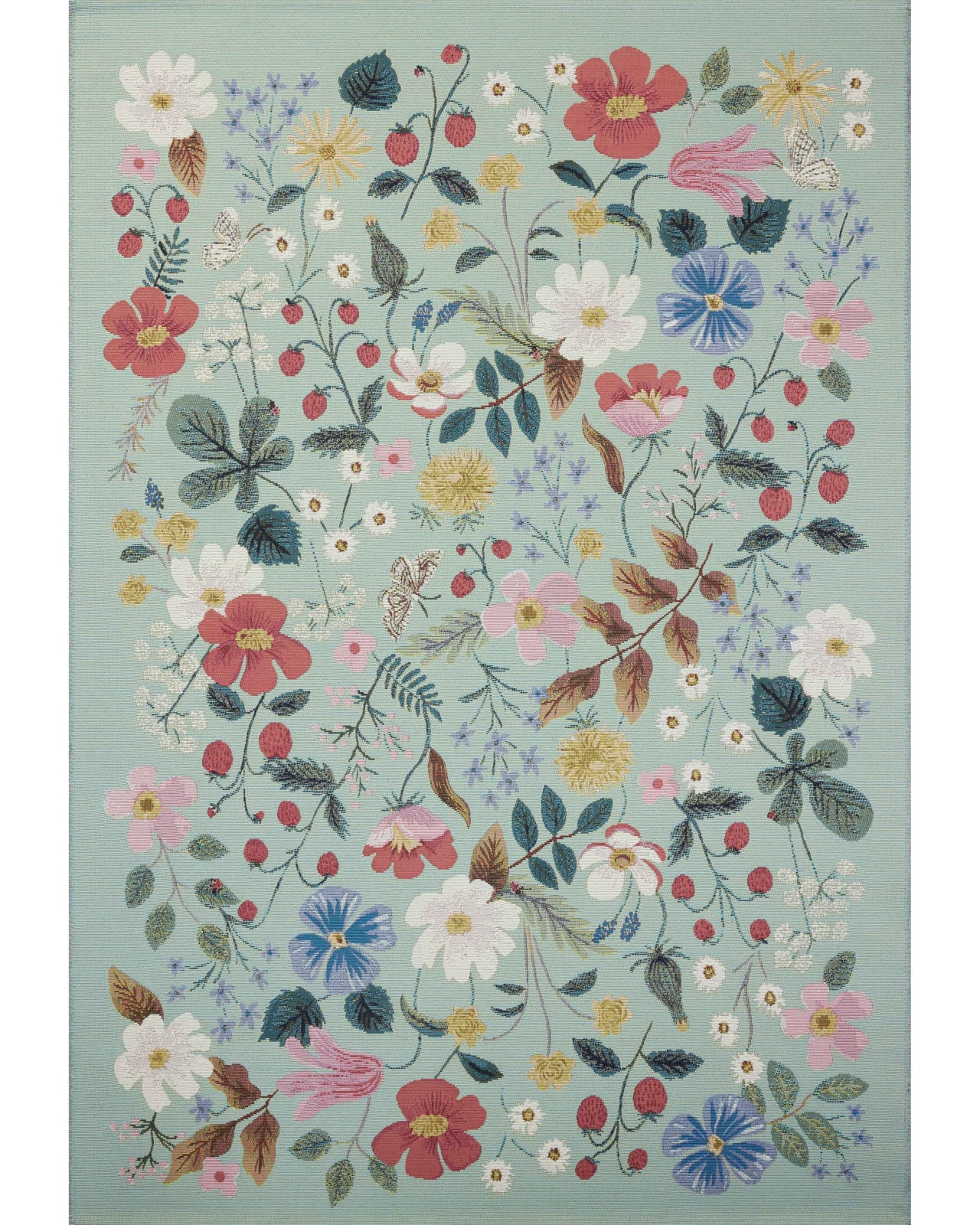 Loloi Perennial PRN-02 Mint Area Rug | Carpet Exchange