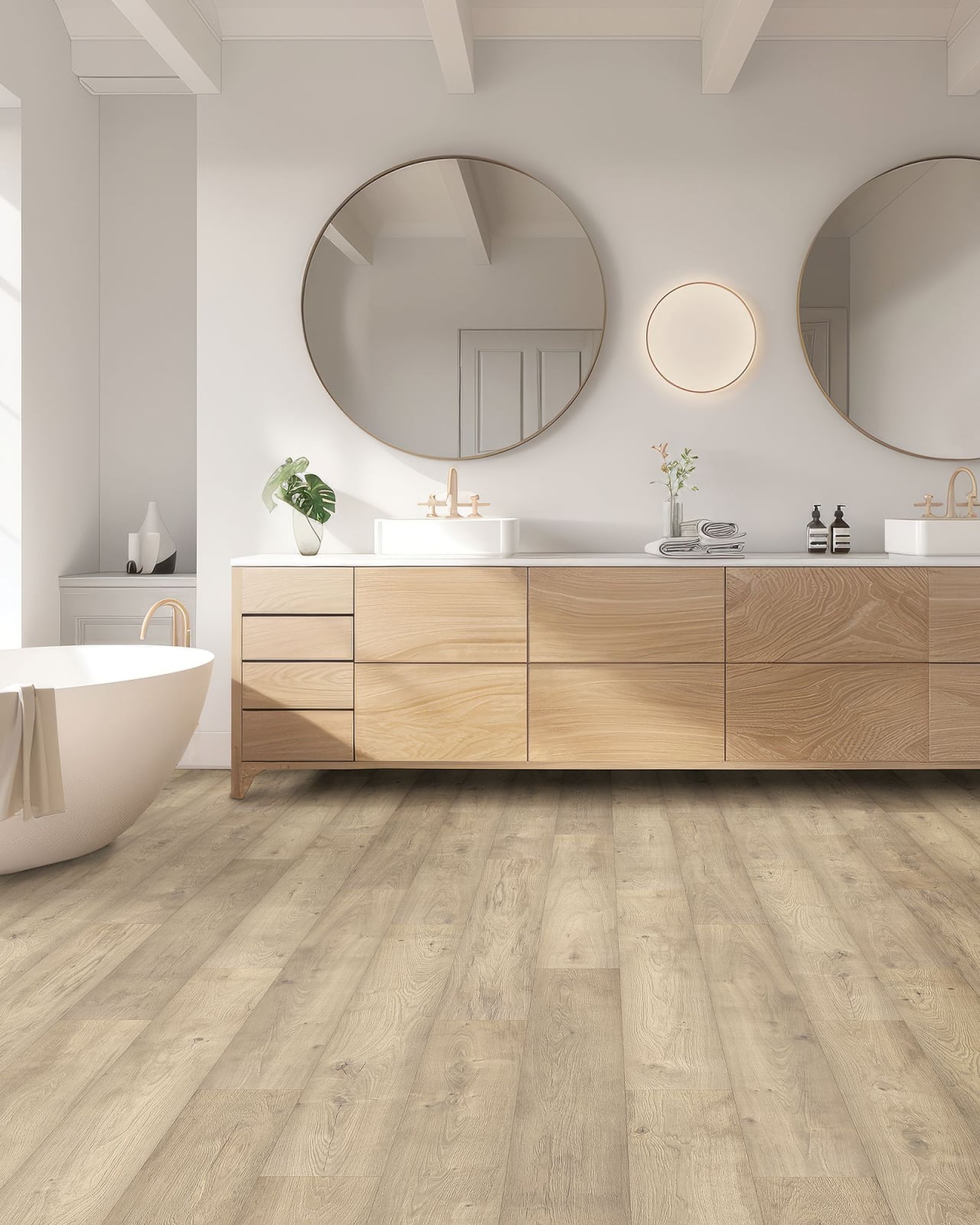 Pergo Norella Veil Dove Gray Oak Laminate | Carpet Exchange