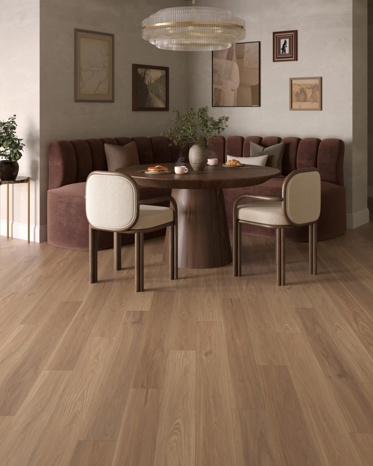 Mannington Adura Rigid Noble Oak Acorn Luxury Vinyl