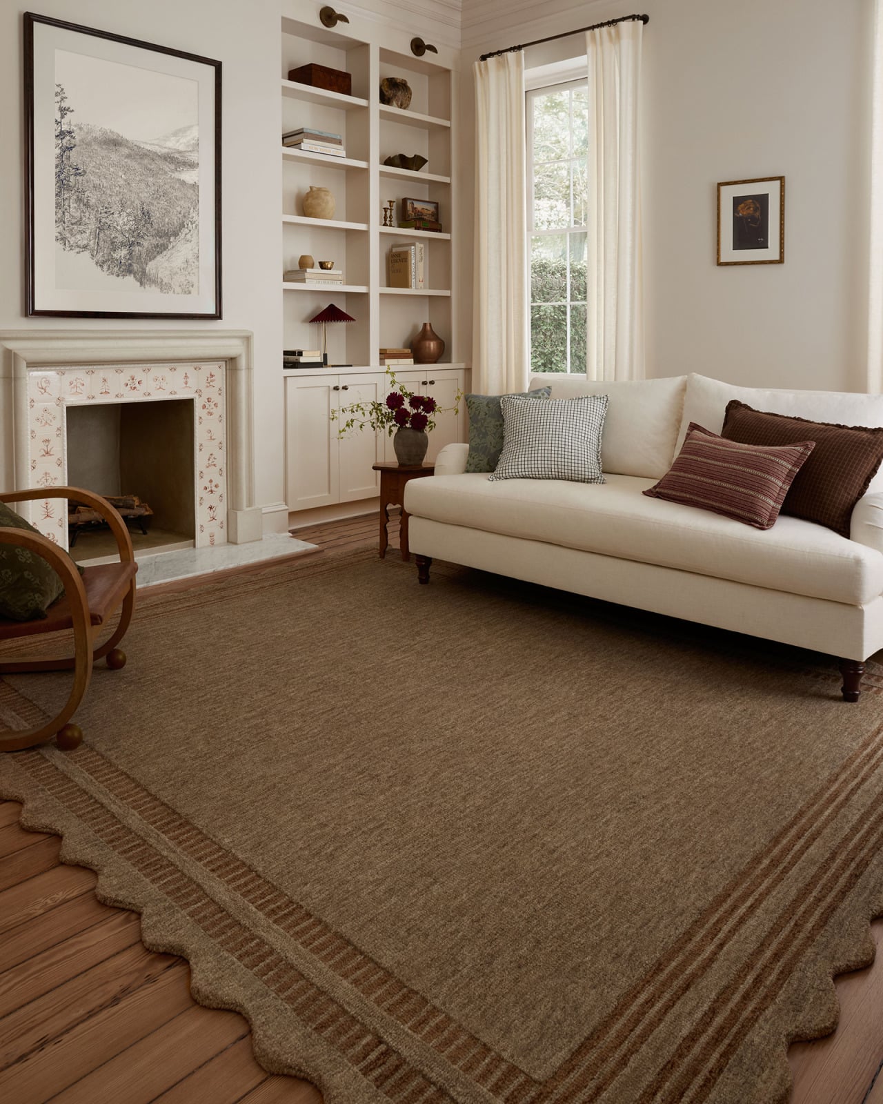 Loloi Scottie SCO-01 Mocha/Clay Area Rug | Carpet Exchange