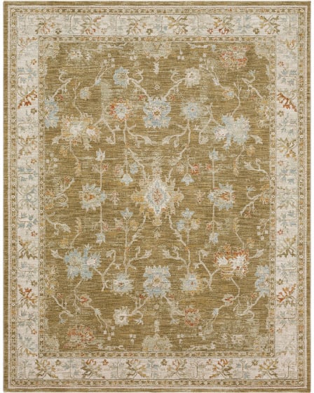 Adalia Iznik Brown Area Rug