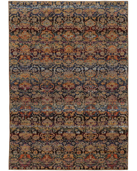 Andorra 6836c Multi/Blue Area Rug