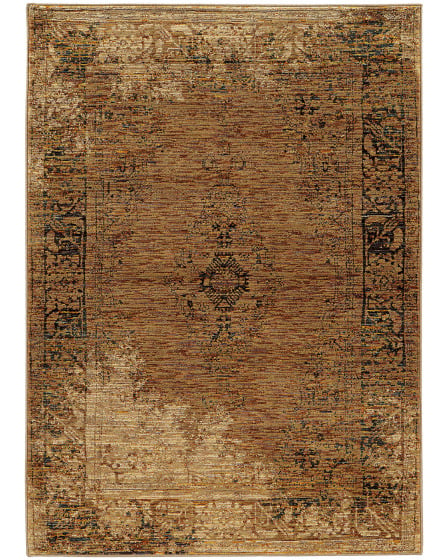 Andorra 6845d Gold/Brown Area Rug
