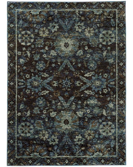 Andorra 7124a Navy/Blue Area Rug