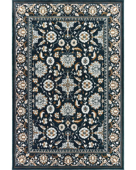 Bowen 534l Navy/Gold Area Rug