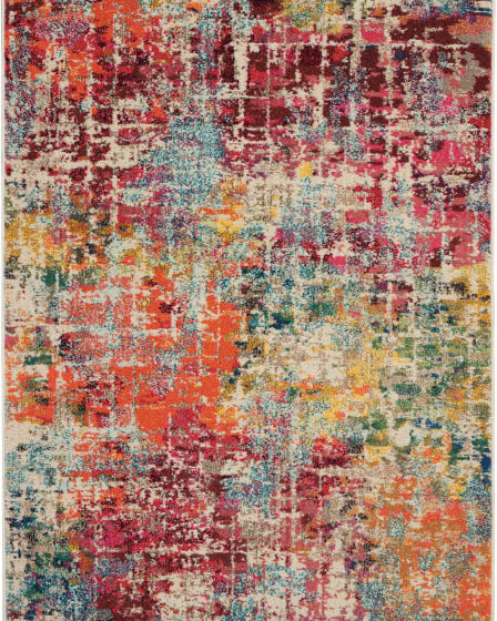 Celestial CES13 Pink/Multicolor Area Rug