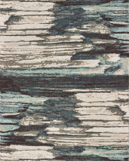 Carson 9675a Blue/Ivory Area Rug