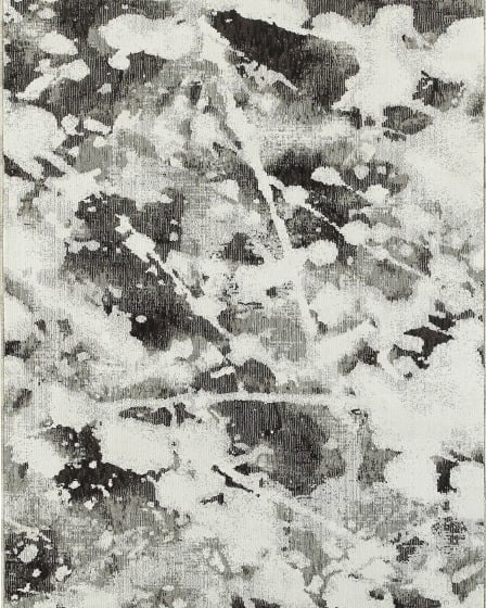 Evolution 8035b Charcoal/White Area Rug