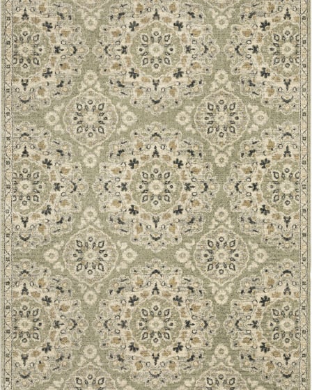 Florence 4334e Green/Ivory Area Rug
