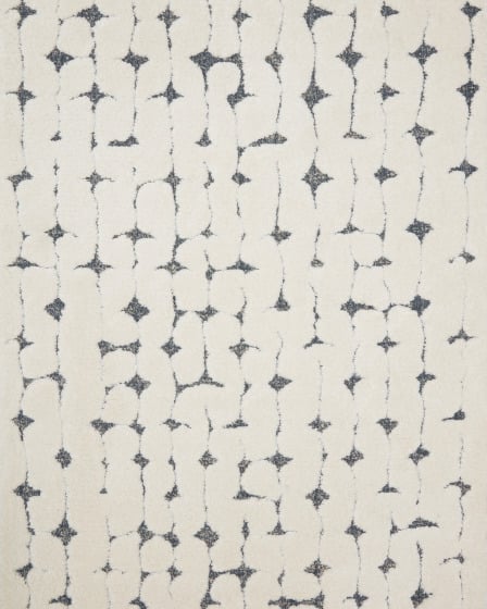 Hagen HAG-04 White/Navy Area Rug