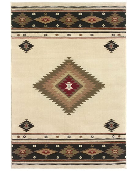 Hudson 87i Beige/Green Area Rug