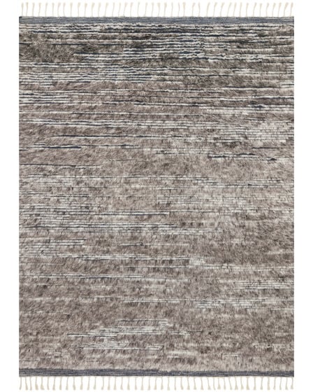 Khalid KF-04 Pewter/Ink Area Rug