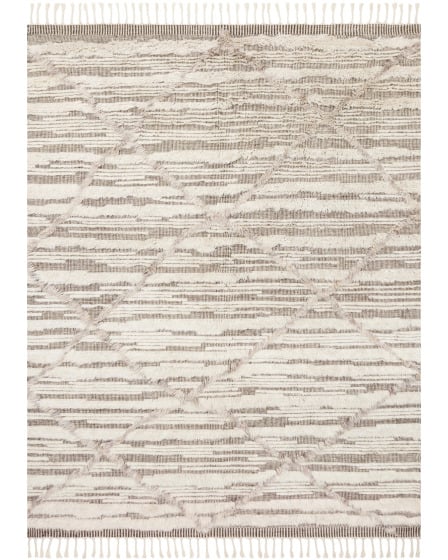 Khalid KF-07 Ivory/Taupe Area Rug