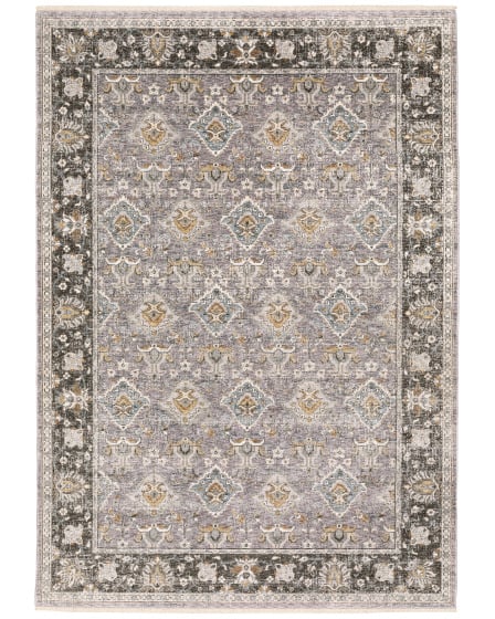 Maharaja 91e Grey Area Rug