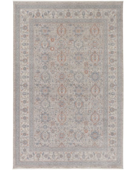 Marquette 3761F Taupe/Silver/Blue Rug